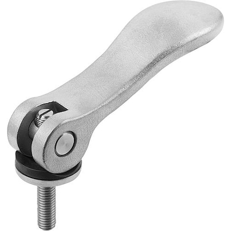 Adjustable Cam Levers With External Thread, All Stainless, Metric